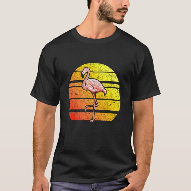 Sunset Flamingo T-Shirt (Front)