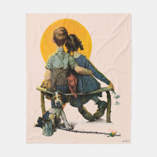 Sunset Fleece Blanket