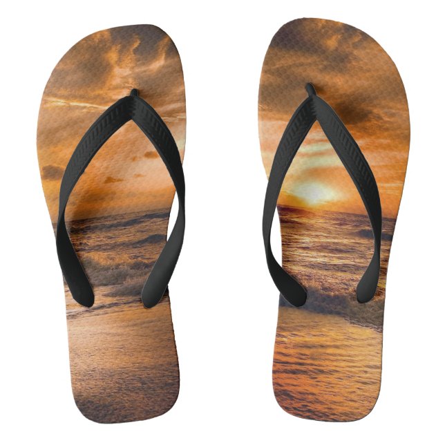 Sunset Flip Flops (Footbed)