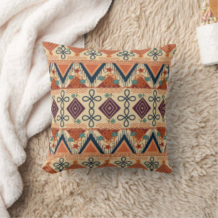 Sunset Folk Art Cushion