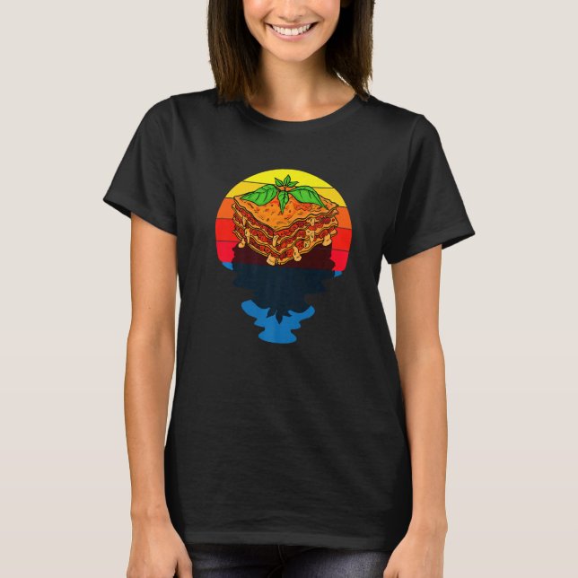 Sunset Food Lasagne T-Shirt (Front)