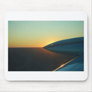 Sunset from Cessna 310 Mouse Mat
