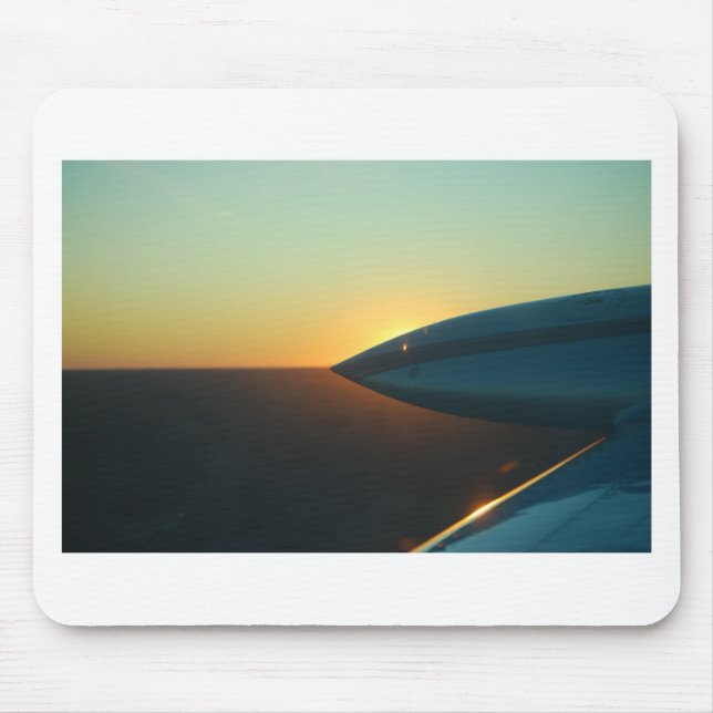 Sunset from Cessna 310 Mouse Mat (Front)
