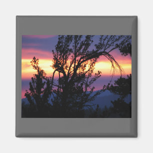 Sunset from Island Lakes Magnet