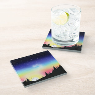 Sunset Glass Coaster