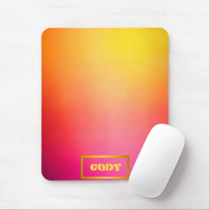 Sunset Glow Customisable Ombre  Mouse Mat