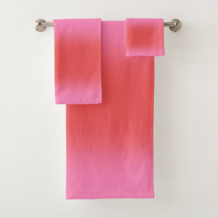 Sunset Glow Gradient Gradient Bath Towel Set