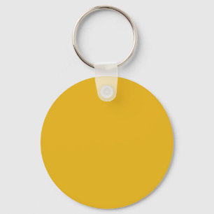 Sunset Gold Yellow E8B319 Colour Add a Name Option Key Ring