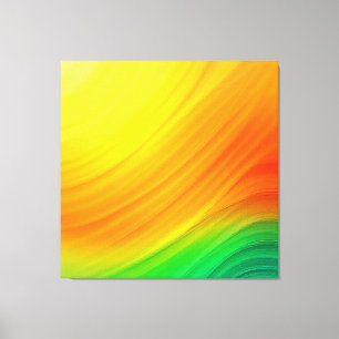 Sunset Gradient Flow Canvas Print