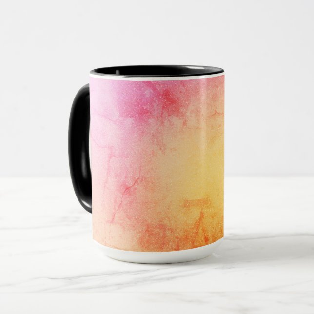 Sunset Gradient Sparkle Mug (Front Left)