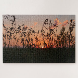 sunset grains jigsaw puzzle