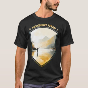 Sunset Great Wave off Kanagawa with Fishing Boat T-Shirt