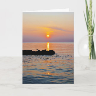 Sunset Greeting Card
