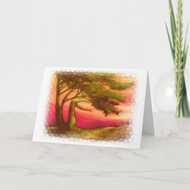 Sunset greeting card (Front)