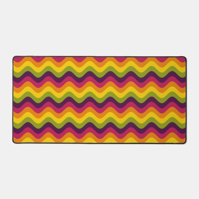 Sunset Grooves Desk mat (Front)