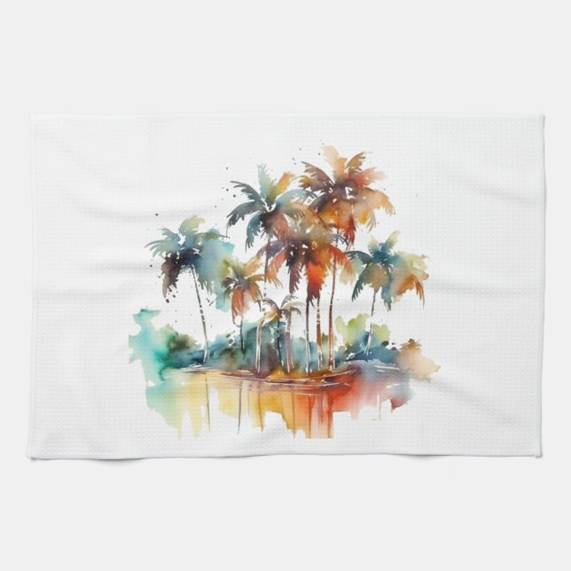 Sunset Grove Tea Towel (Horizontal)