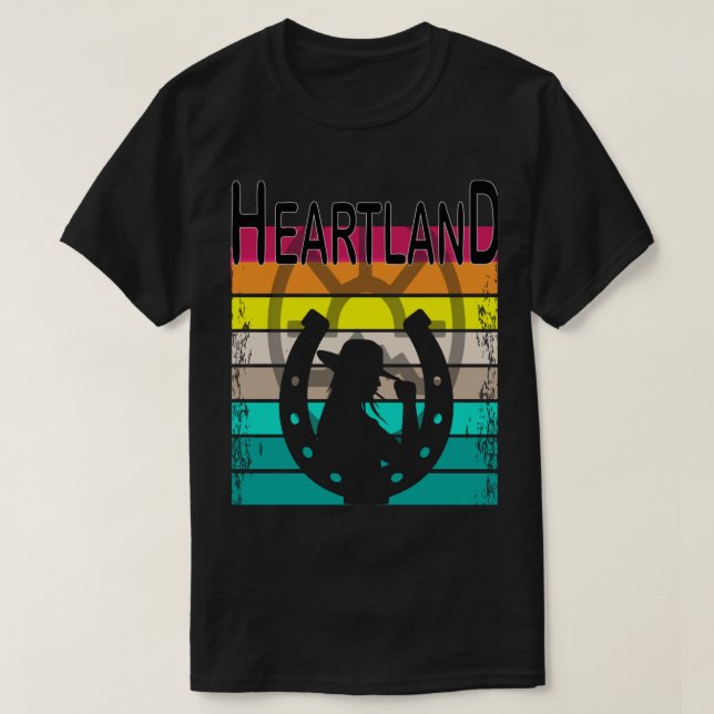 Sunset heartland,sunset heartland logo,heartland r T-Shirt (Design Front)