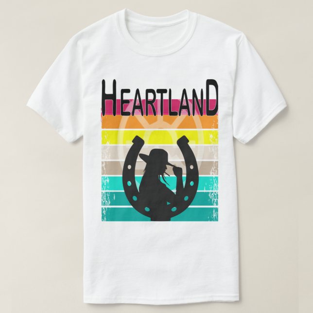 Sunset heartland,sunset heartland logo,heartland r T-Shirt (Design Front)