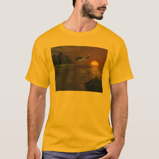 Sunset Helicopter T-Shirt