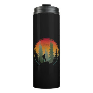 Sunset Hiking Nature Forest Thermal Tumbler