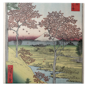 Sunset Hill, Meguro in the Eastern Capital. Tile