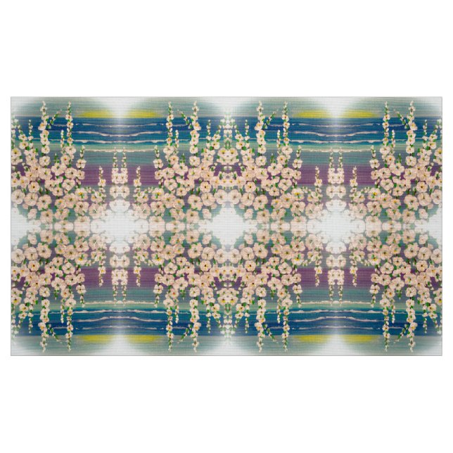Sunset Hollyhock Fabric (Fat Quarter)
