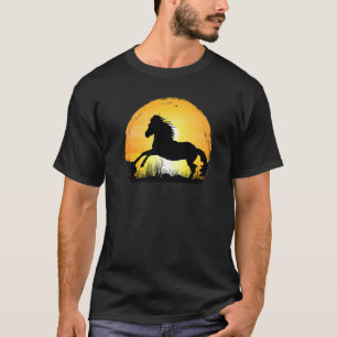 Sunset Horse Breed Silhouette Appaloosa T-Shirt
