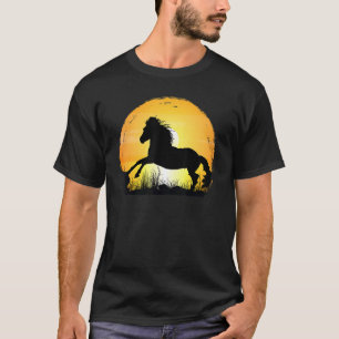 Sunset Horse Breed Silhouette Appaloosa T-Shirt