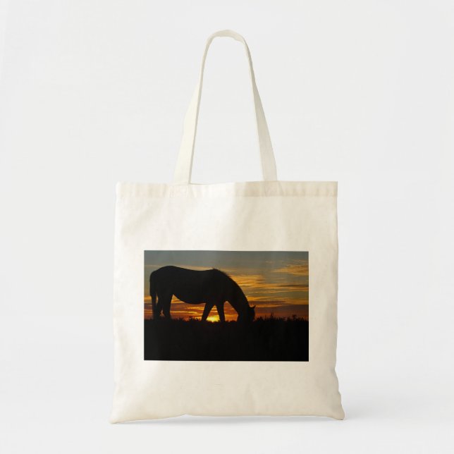 Sunset Horse Tote Bag (Front)