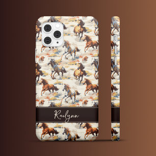 Sunset Horses  iPhone 16 Pro Max Case