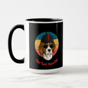 Sunset Hound Your Text Message Mug