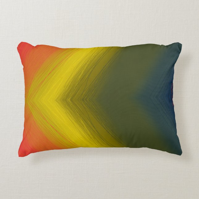 Sunset Hughes Reflection Accent Pillow  (Front)