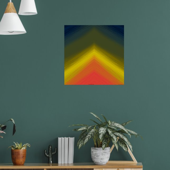 Sunset Hughes Reflection   Poster (Living Room 1)