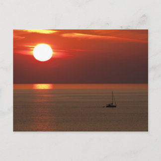 Sunset in Alanya Postcard