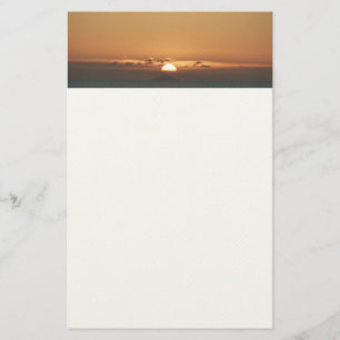 Sunset in Antigua I Seascape Photography Stationery