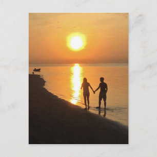 Sunset in Bali Postcard