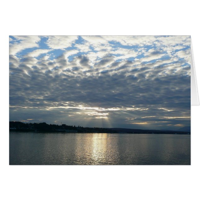 Sunset in British Columbia Canadian Seascape (Front Horizontal)