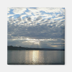 Sunset in British Columbia Canadian Seascape Magnet