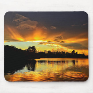 Sunset In City Londrina, Brazil Mouse Mat
