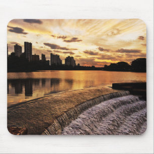 Sunset In City Londrina Mouse Mat