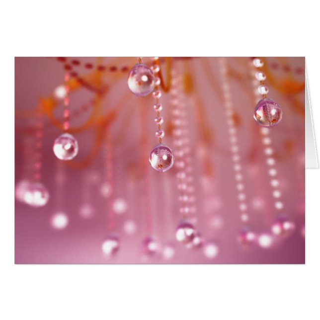 Sunset in Crystal Card (Front Horizontal)