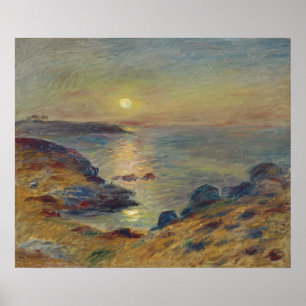 Sunset in Douarnenez Fine Art Landscape Poster