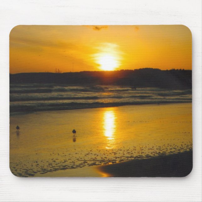 Sunset in El Granada, CA Mouse Mat (Front)