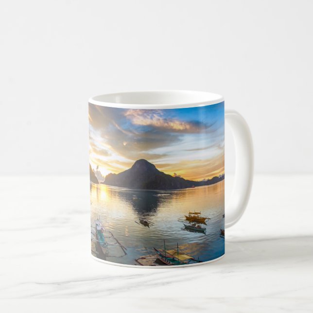 Sunset in El Nido Coffee Mug (Front Right)