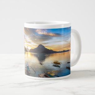 Sunset in El Nido Large Coffee Mug