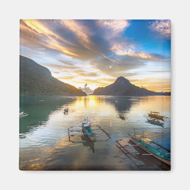 Sunset in El Nido Magnet (Front)