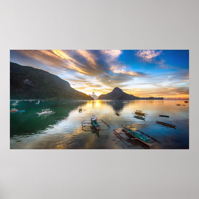 Sunset in El Nido Poster (Front)