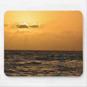 Sunset in Hawaii at Koloa Mouse Mat