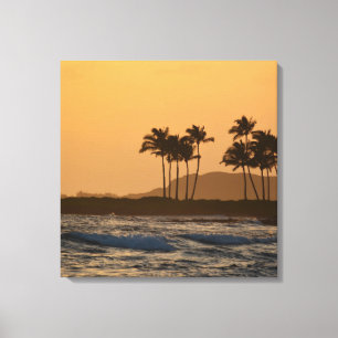 Sunset in Kauai Canvas Print