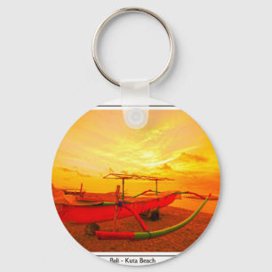 Sunset in Kuta Key Ring